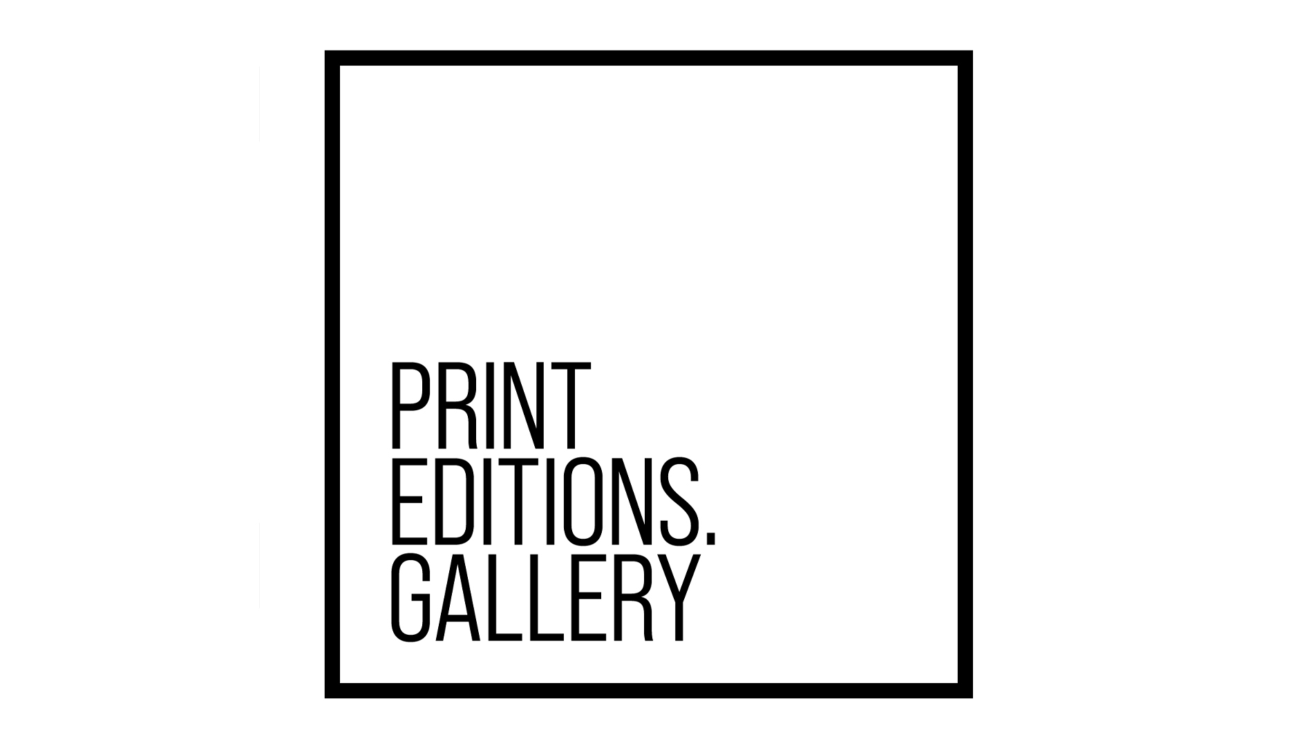Print Editions. Gallery Logo