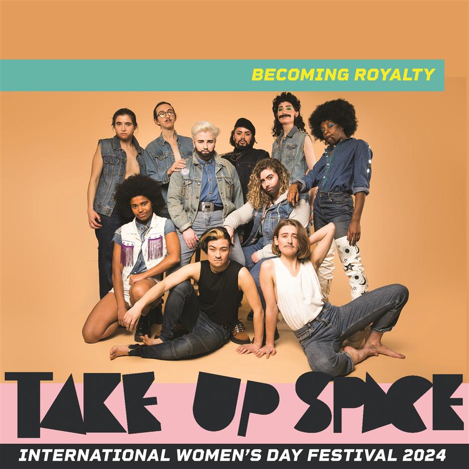Take Up Space: Becoming Royalty: A Drag King Transformation Station