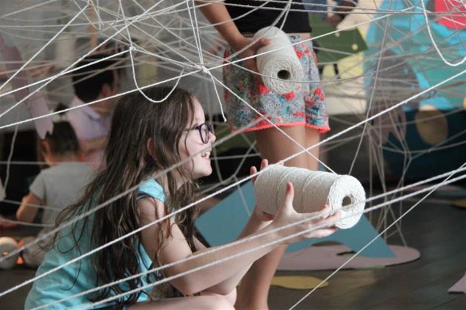 Triennial Family Workshop - Play Making with Leap Then Look